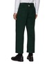 Back View - Click To Enlarge - THOM BROWNE - Cropped Corduroy Pants