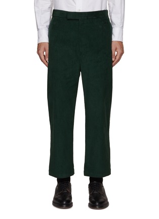 Main View - Click To Enlarge - THOM BROWNE - Cropped Corduroy Pants