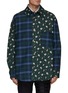 Main View - Click To Enlarge - THOM BROWNE - Oversized Paisley and Tartan Patchwork Shirt