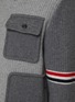  - THOM BROWNE - Ribbed Workman Cardigan