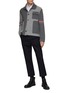 Figure View - Click To Enlarge - THOM BROWNE - Ribbed Workman Cardigan
