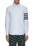 Main View - Click To Enlarge - THOM BROWNE - Paisley 4 Bar Striped Shirt