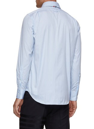 Back View - Click To Enlarge - THOM BROWNE - Seamed In Paisley Tie Shirt