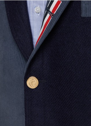  - THOM BROWNE - Fun-Mix Single Breasted Notch Lapel Wool Blazer