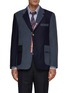 Main View - Click To Enlarge - THOM BROWNE - Fun-Mix Single Breasted Notch Lapel Wool Blazer