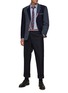 Figure View - Click To Enlarge - THOM BROWNE - Fun-Mix Single Breasted Notch Lapel Wool Blazer