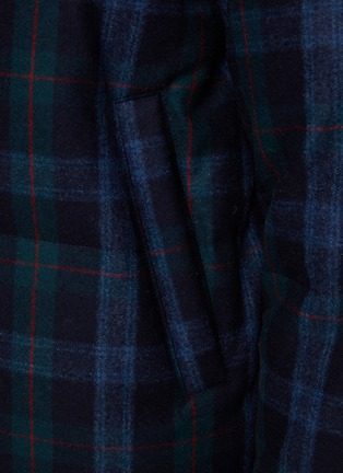  - THOM BROWNE - Reversible Tartan Flannel Puffer Jacket
