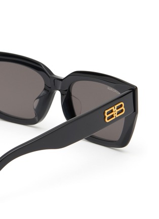 Detail View - Click To Enlarge - BALENCIAGA - Logo Acetate Sunglasses