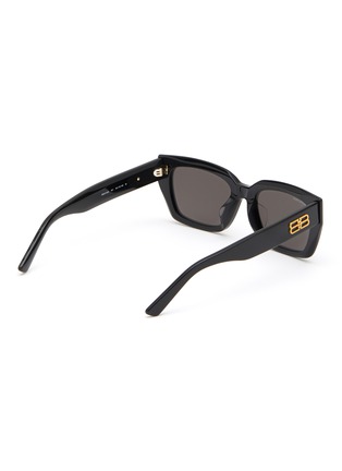 Figure View - Click To Enlarge - BALENCIAGA - Logo Acetate Sunglasses