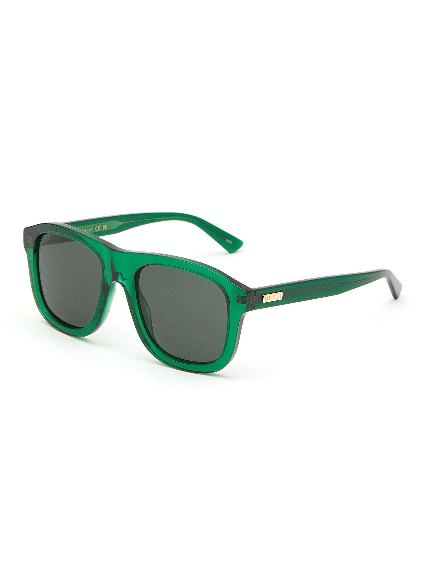 Transparent Acetate Sunglasses