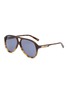 Main View - Click To Enlarge - GUCCI - GG1286S Blue Lens Acetate Aviator Sunglasses