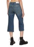 Back View - Click To Enlarge - RE/DONE - Super Cropped Flare Jeans