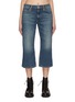 Main View - Click To Enlarge - RE/DONE - Super Cropped Flare Jeans