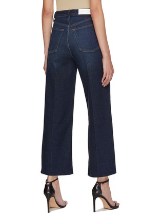 High Rise Wide Leg Cropped Jeans