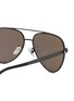 Detail View - Click To Enlarge - MONTBLANC - MB0182S Metal Aviator Sunglasses