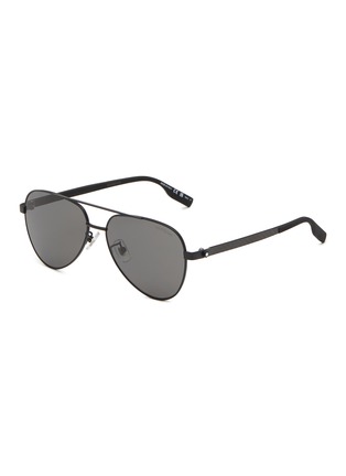 Main View - Click To Enlarge - MONTBLANC - MB0182S Metal Aviator Sunglasses