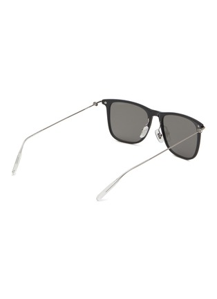 Figure View - Click To Enlarge - MONTBLANC - MB0206O Acetate Metal Square Sunglasses