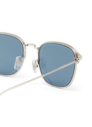 Detail View - Click To Enlarge - MONTBLANC - MB0189S Metal Square Sunglasses