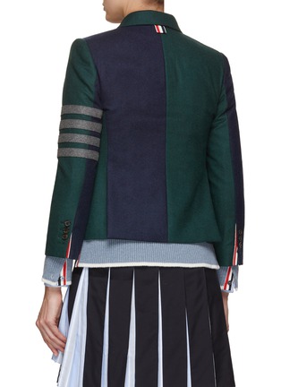 Back View - Click To Enlarge - THOM BROWNE - 4 Bar Funmix Blazer