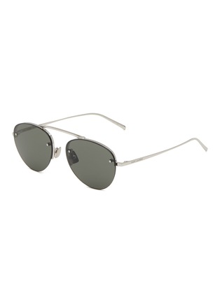 Main View - Click To Enlarge - SAINT LAURENT - SL 575-002 Metal Aviator Sunglasses