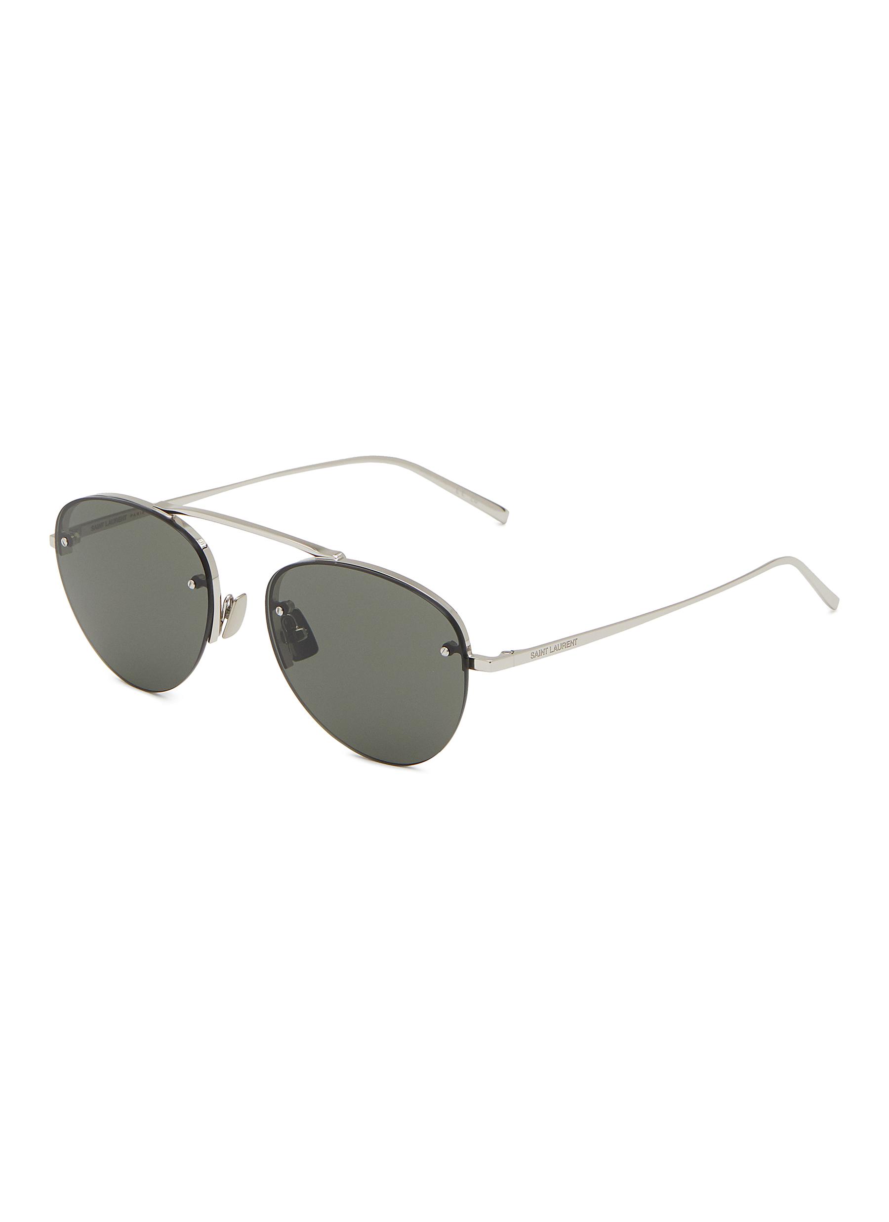 SL 575-002 Metal Aviator Sunglasses