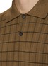  - THE ROW - Eutimo Chequered Wool Silk Cashmere Polo Shirt