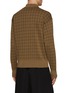Back View - Click To Enlarge - THE ROW - Eutimo Chequered Wool Silk Cashmere Polo Shirt