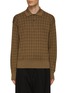 Main View - Click To Enlarge - THE ROW - Eutimo Chequered Wool Silk Cashmere Polo Shirt
