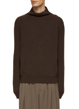 Main View - Click To Enlarge - THE ROW - Daniel Mock Neck Cashmere Sweater