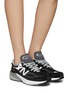 Figure View - Click To Enlarge - NEW BALANCE - 990 V6 Low Top Lace Up Sneakers