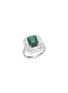 Main View - Click To Enlarge - AMRAPALI LONDON - Panna 18K White Gold Diamond Emerald Ring