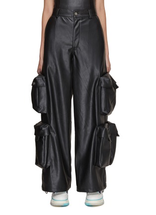 Main View - Click To Enlarge - AMIRI - Wide Leg Cargo Pants