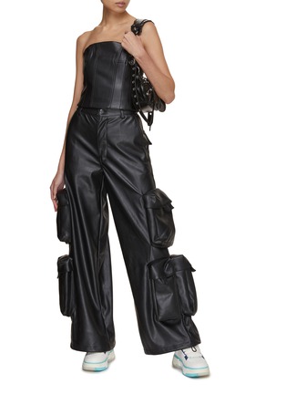 Figure View - Click To Enlarge - AMIRI - Wide Leg Cargo Pants