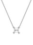 Main View - Click To Enlarge - YICI ZHAO ART & JEWELS - Wonderland Diamond Pearl 18K White Gold Necklace — Size 40-42cm