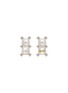Main View - Click To Enlarge - YICI ZHAO ART & JEWELS - Wonderland Diamond Pearl 18K Gold Earrings
