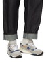 Figure View - Click To Enlarge - NEW BALANCE - Grey Day 998 Low Top Lace Up Sneakers