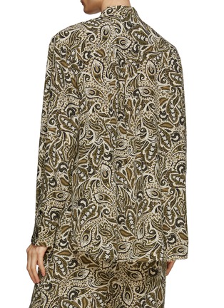 Back View - Click To Enlarge - MATTEAU - Long Sleeve Silk Shirt
