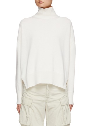 Main View - Click To Enlarge - BARRIE - Oversized High Neck Cashmere Sweater