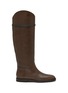 Main View - Click To Enlarge - BRUNELLO CUCINELLI - Monili Embellished Leather Riding Boots