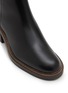 Detail View - Click To Enlarge - BRUNELLO CUCINELLI - Monili Embellished Tab Leather Ankle Boots