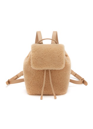 Main View - Click To Enlarge - BRUNELLO CUCINELLI - Shearling Backpack
