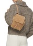 Figure View - Click To Enlarge - BRUNELLO CUCINELLI - Shearling Backpack