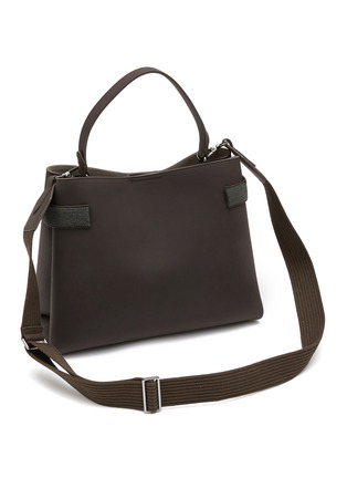 Detail View - Click To Enlarge - BRUNELLO CUCINELLI - Monili Embellished Leather Tote Bag