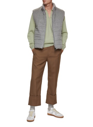 Figure View - Click To Enlarge - FABIO GAVAZZI - Reversible Cashmere Mink Vest