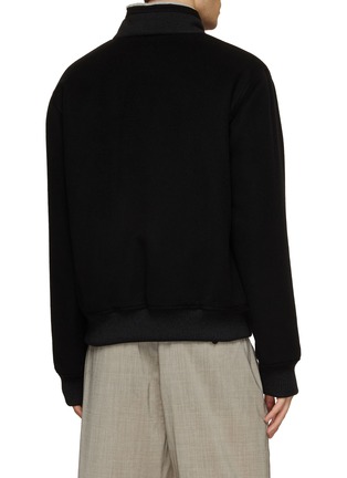 Back View - Click To Enlarge - FABIO GAVAZZI - High Neck Zip Up Bomber