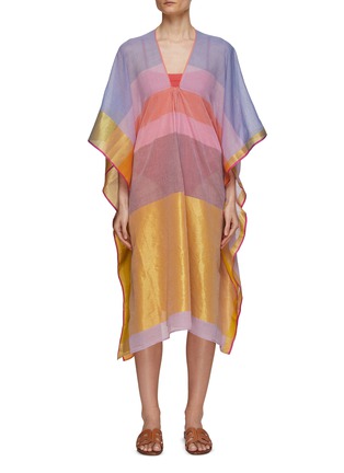 Main View - Click To Enlarge - TWO NEW YORK - V-Neck Kaftan