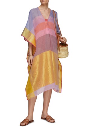 Figure View - Click To Enlarge - TWO NEW YORK - V-Neck Kaftan