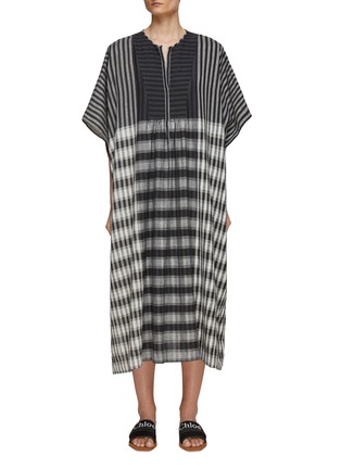 Main View - Click To Enlarge - TWO NEW YORK - Striped Long Kaftan