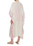 Back View - Click To Enlarge - TWO NEW YORK - Arrow Print V-Neck Long Kaftan