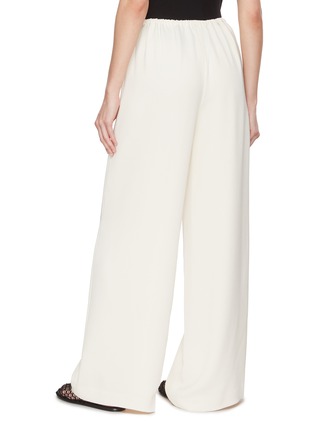 Back View - Click To Enlarge - THEORY - Half Elasticated Wide Leg Pants
